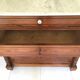Marble and pitchpin chest of drawers