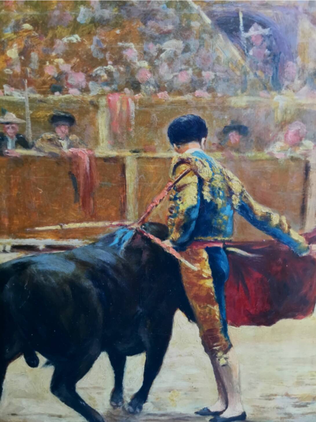 Barthalat.oil on panel signed.20th century