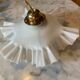 Suspension or walkman in vintage opaline