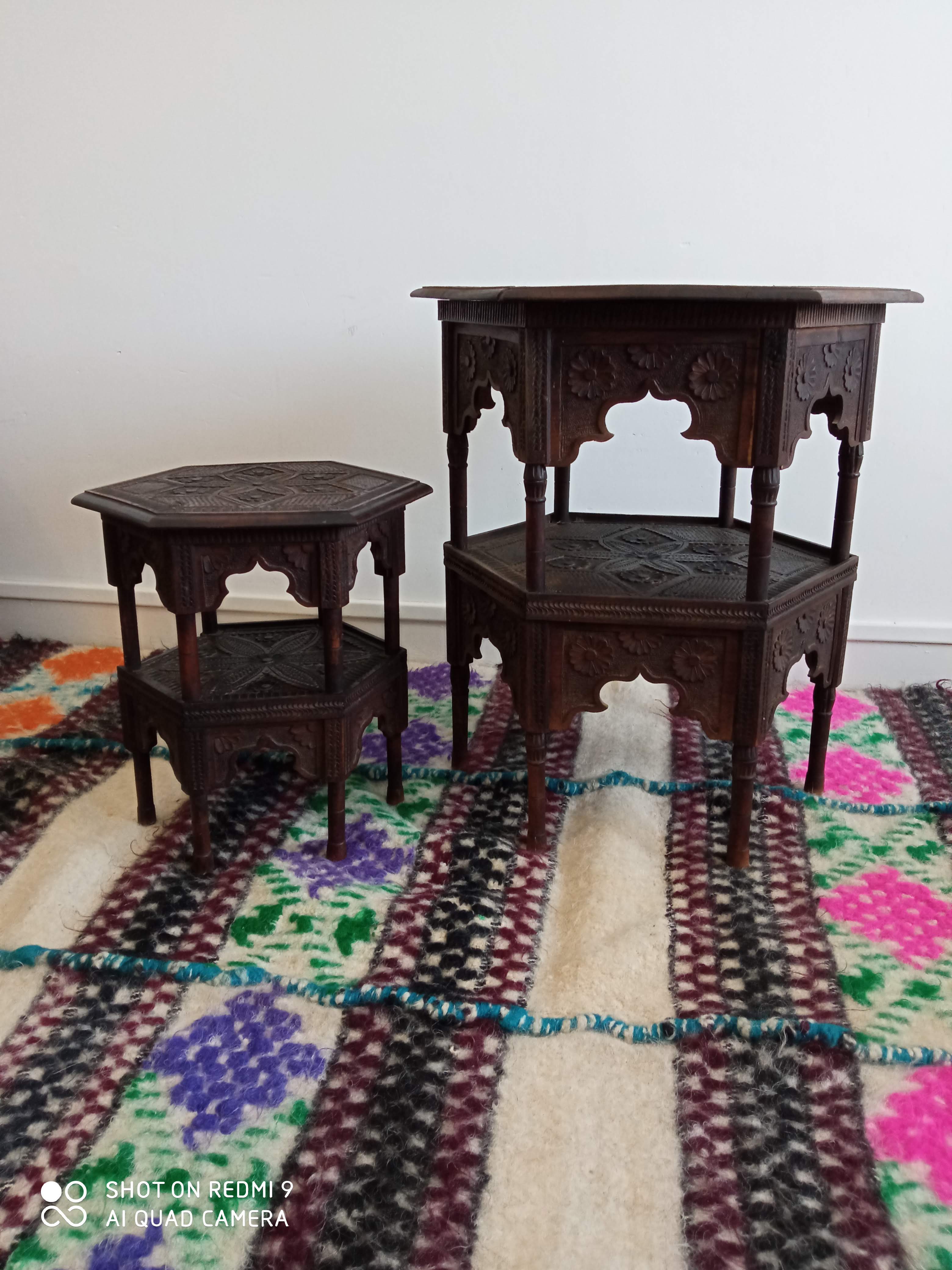 Indian wood healing carved around 1950