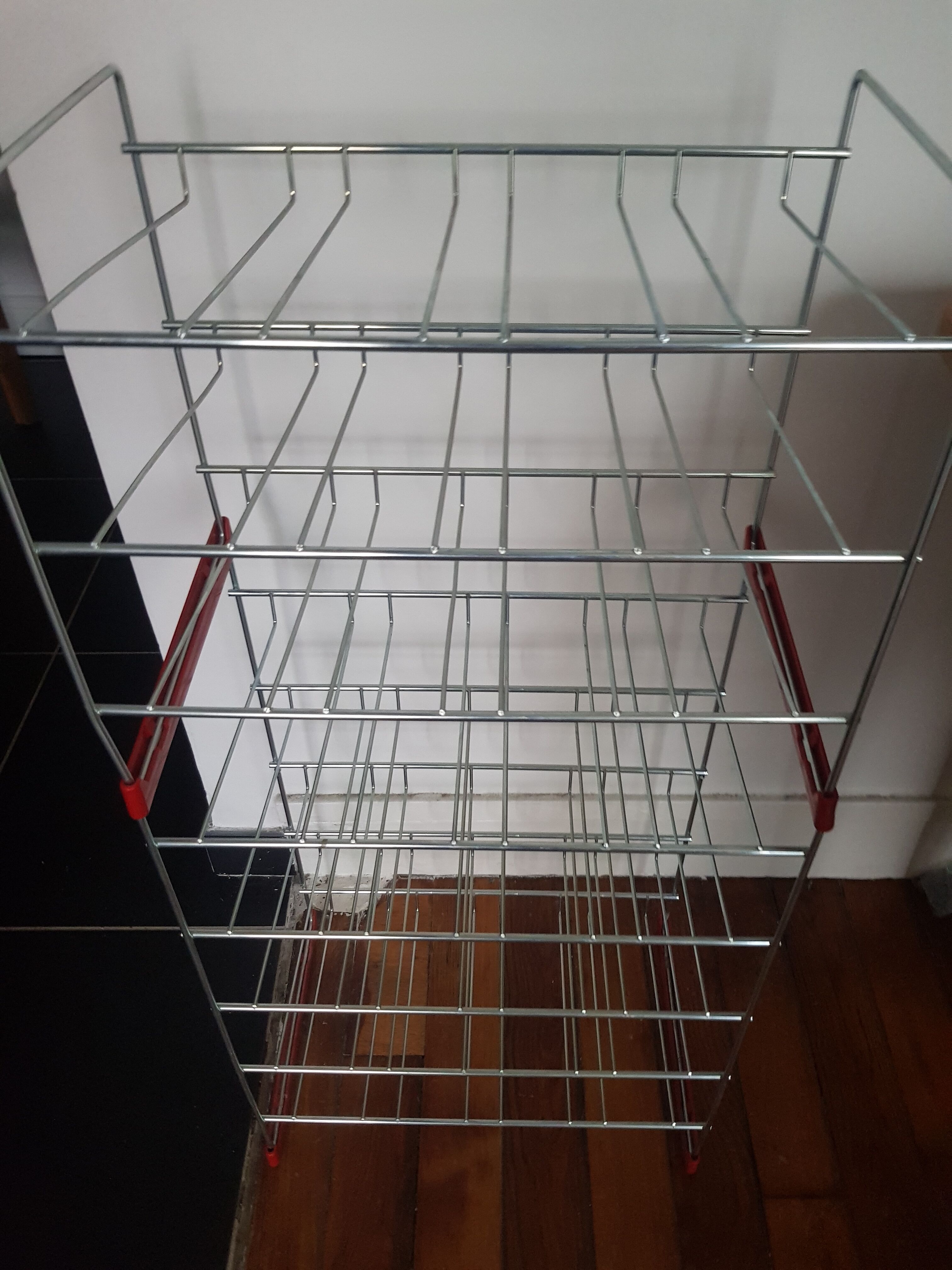 Bottle holder brand shopping cart
