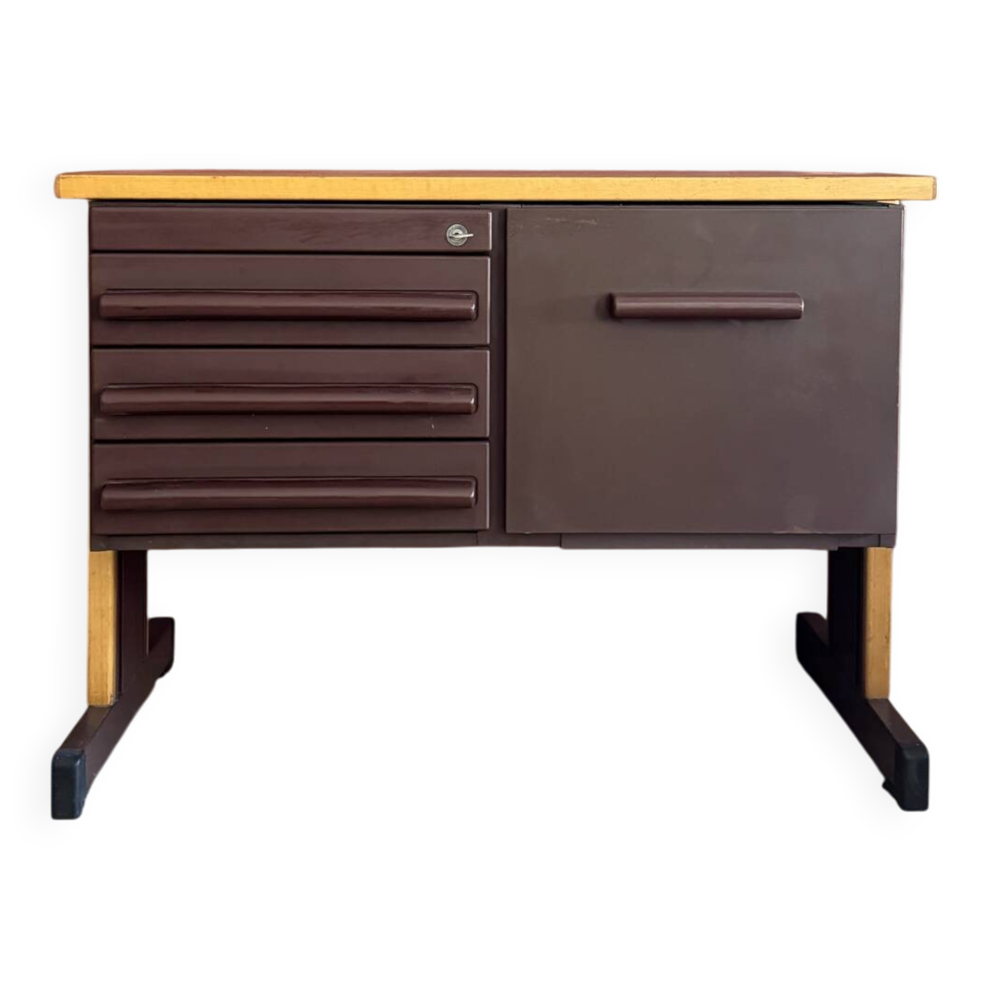 Vintage 1970s metal storage furniture