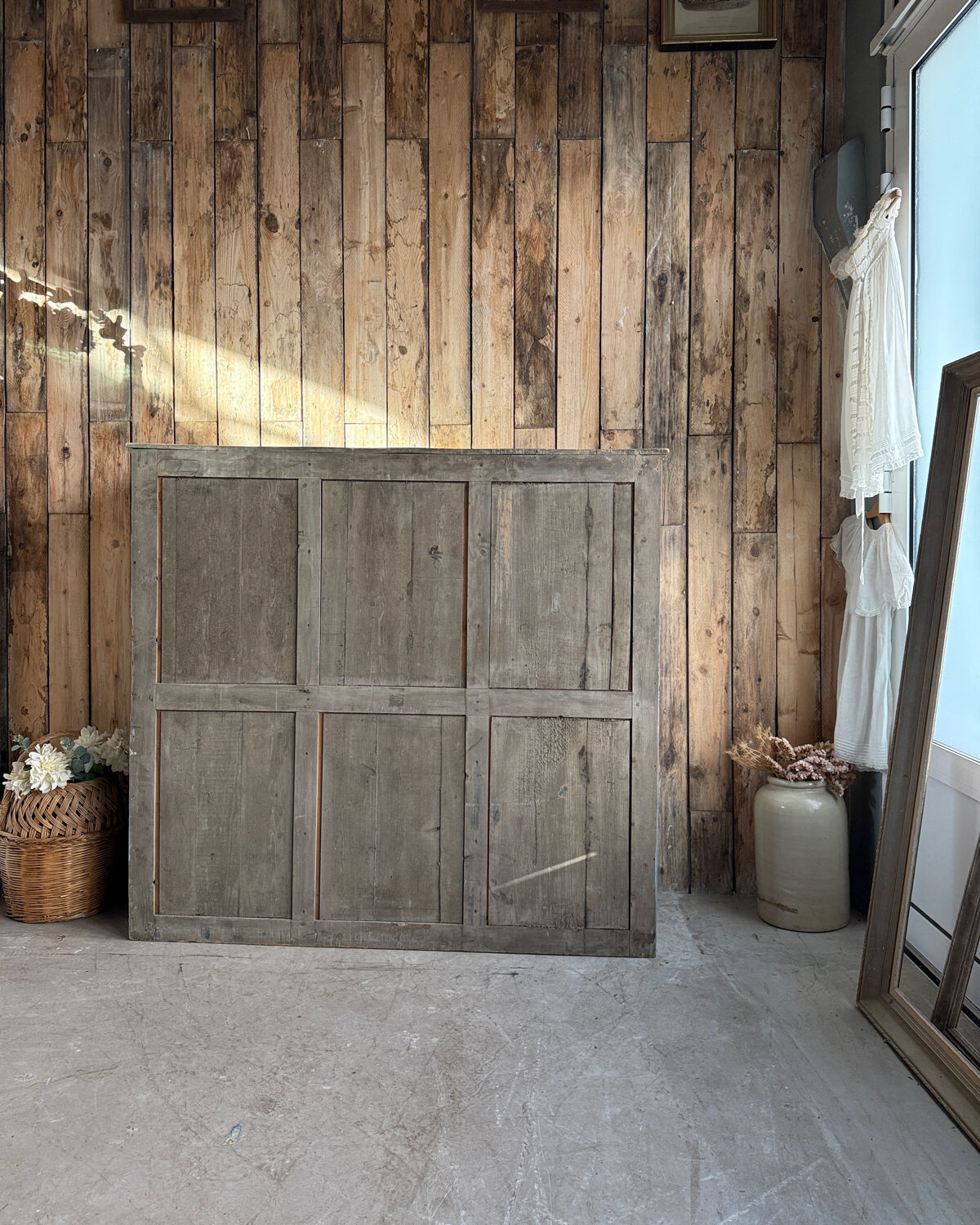 Old three-door workshop cabinet (renovated)