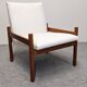 Scandinavian modernist rocking chair in teak, Denmark 1960.