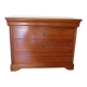commode à doucine-merisier–4 tiroirs -serrures-Années 80–Louis Philipe