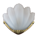 Art deco "shell" wall lamp