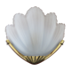Art deco "shell" wall lamp