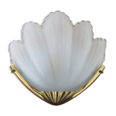 Art deco "shell" wall lamp
