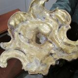 Pair of 3-arm bronze art-nouveau candlesticks