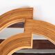 Large rattan mirror