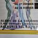 Dali exhibition poster, Galerie de la Colombe, Vallauris 1984 framed