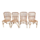 4 chaises bambou sixties /seventies