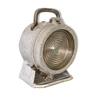 Old vintage SNCF lamp