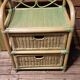 Bamboo headboard and its 2 bedsides