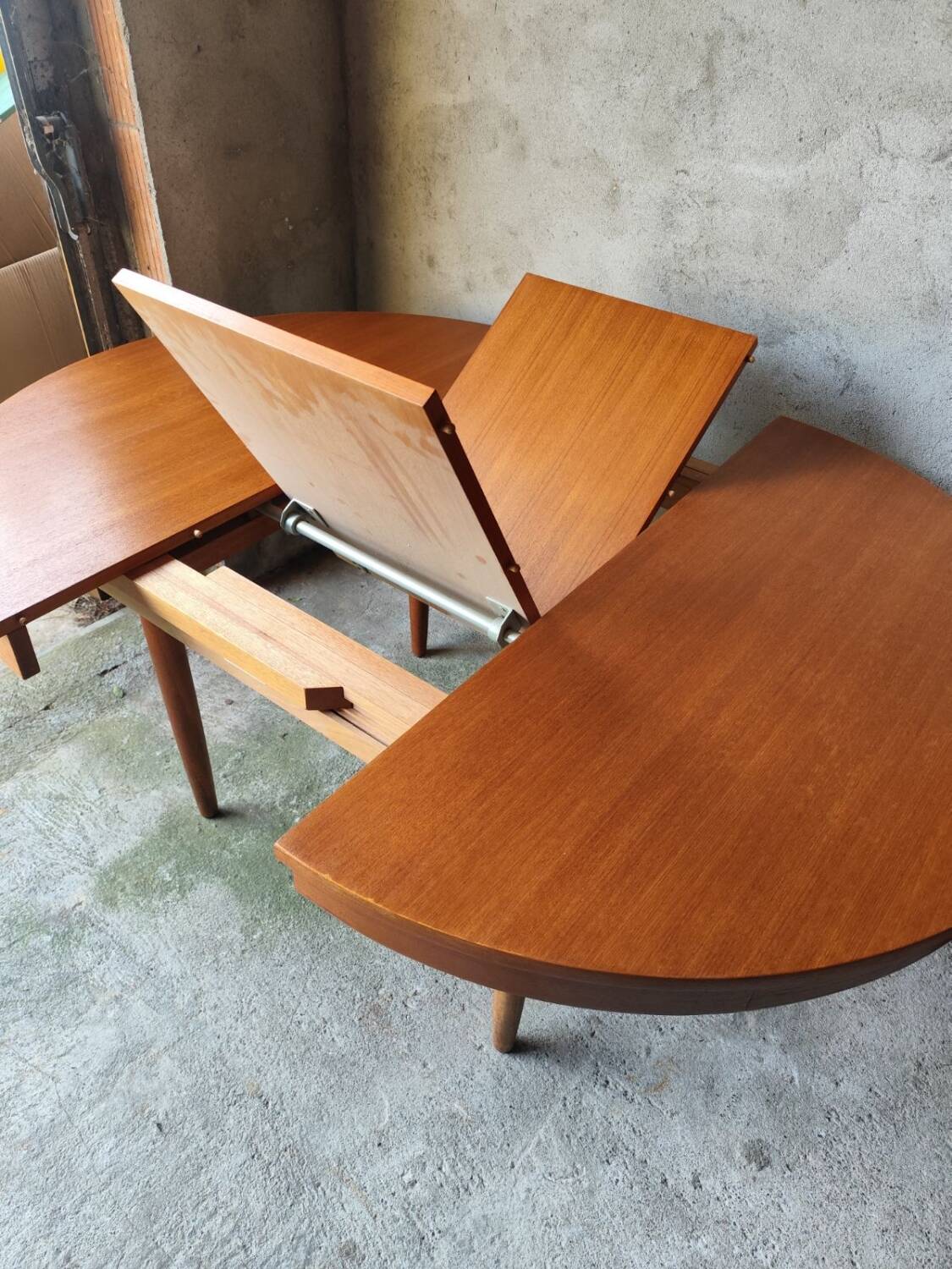 Vintage round dining table