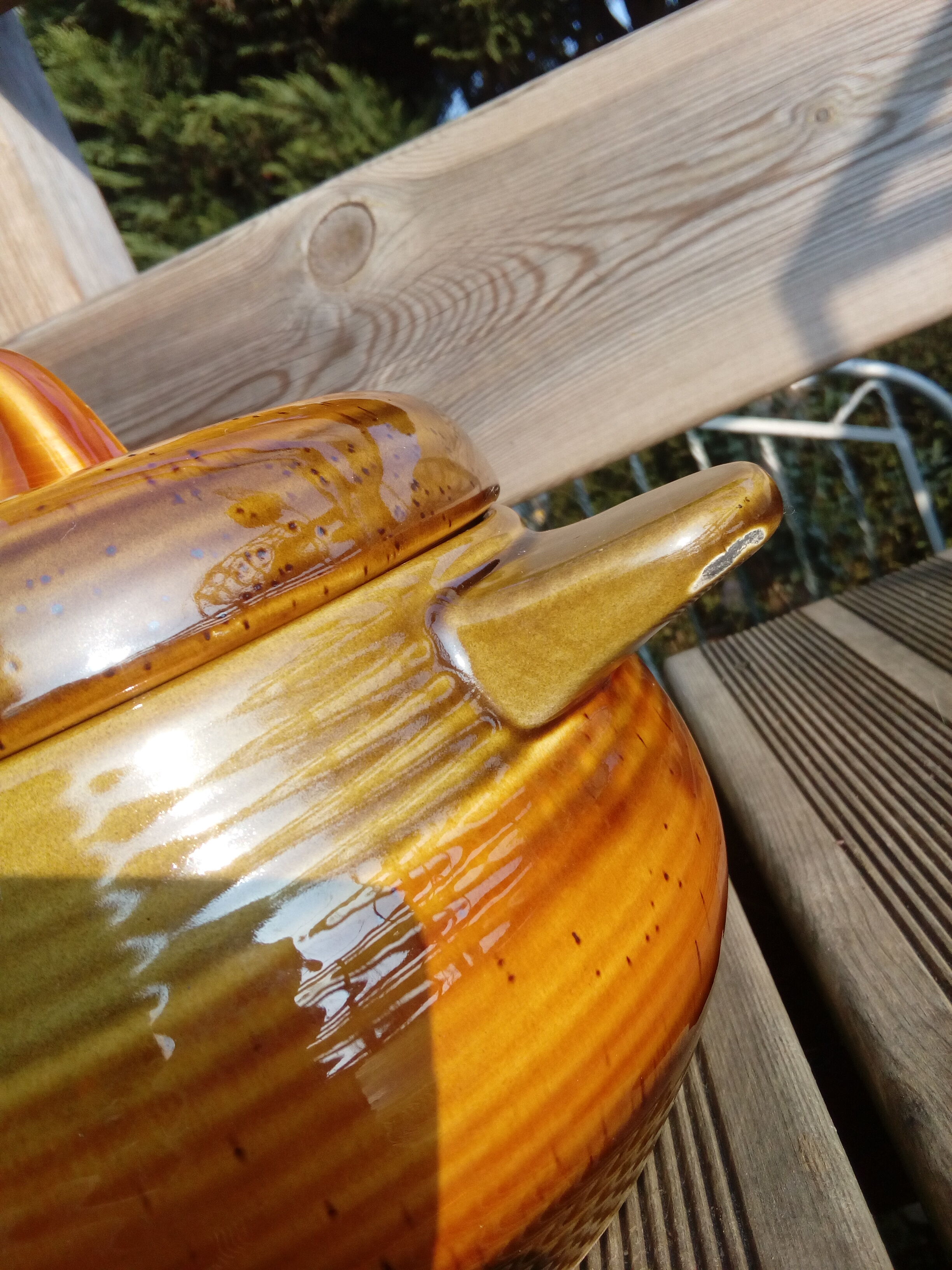 Pot Saint Amand model Marion enamel ceramic