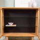 Vintage display cabinet, chest of drawers, sideboard, oak, Danish Mid Century