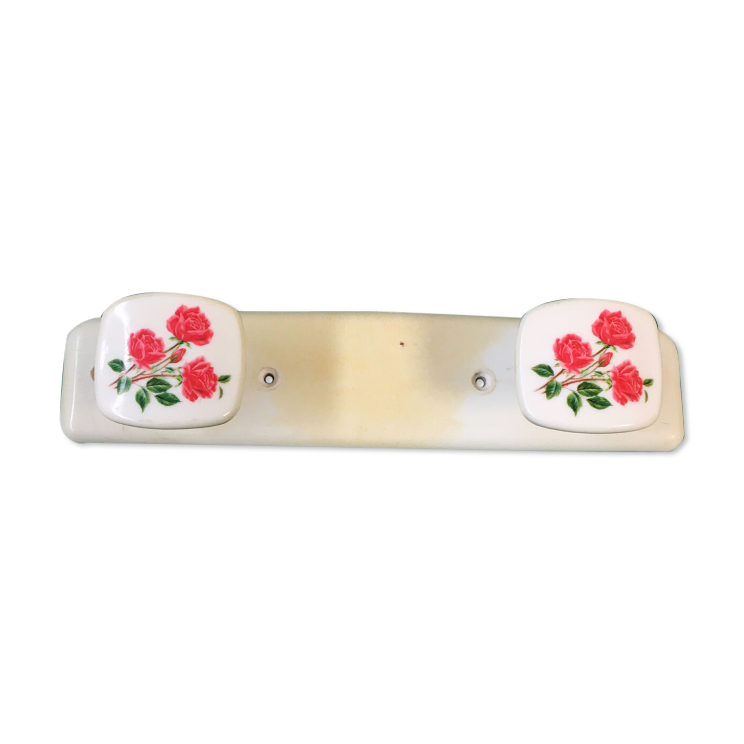 Plastic syla coat rack flowers wardrobe 2 vintage deco patères