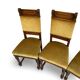 four Victorian dining chairs