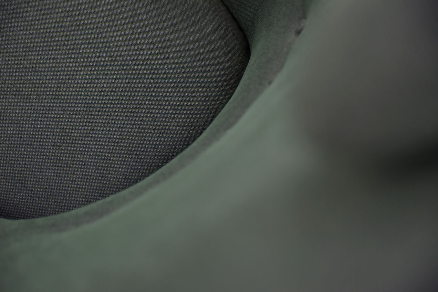 Vintage Scandinavian Mid-Century Modern Bottle Green Armchair, 1950s