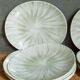Nine earthenware plates from Salins-les-Bains vintage