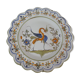 Decorative plate the handmade Toulouse faience
