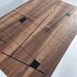 Vintage dining table in walnut, 1970s