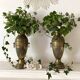 Pair of antique baluster vases