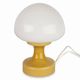 A blown glass table lamp in the Brussels style designed in the 1970s.