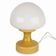 A blown glass table lamp in the Brussels style designed in the 1970s.