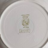 Set of 2 Sarreguemines soup plates, André