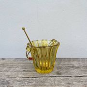Seau à glace 1970 en verre