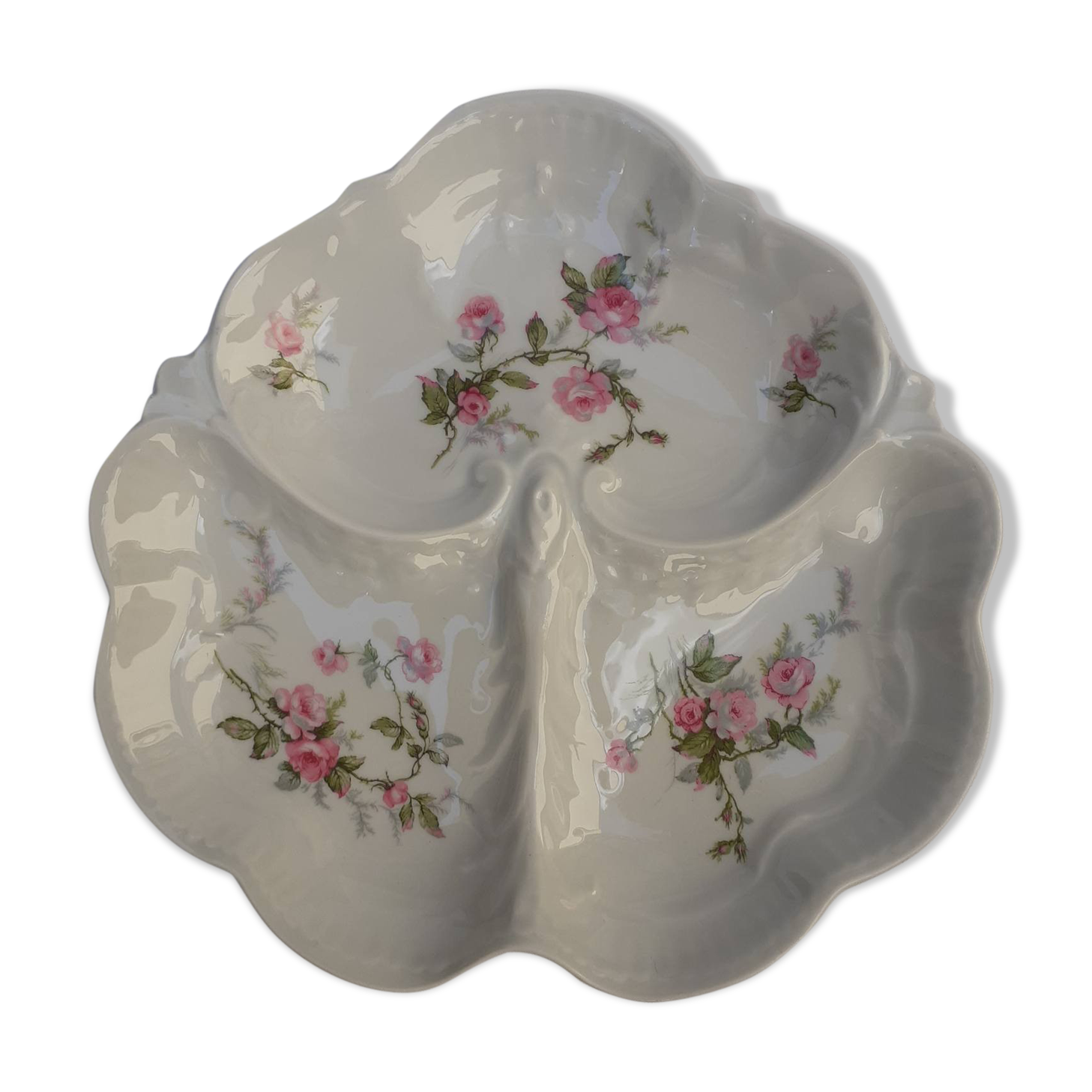 Limoges porcelain servant dish