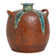 Large Handmade Ceramic Vase with Drip Glaze