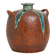 Large Handmade Ceramic Vase with Drip Glaze
