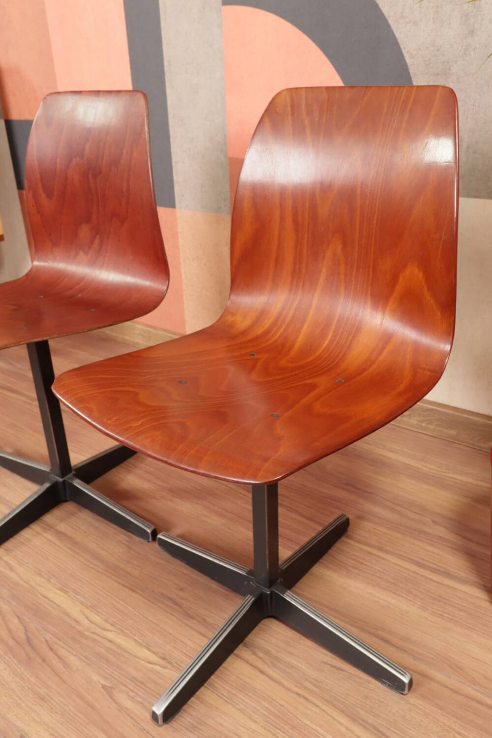 Vintage kids chairs set of 2 flototto 1970