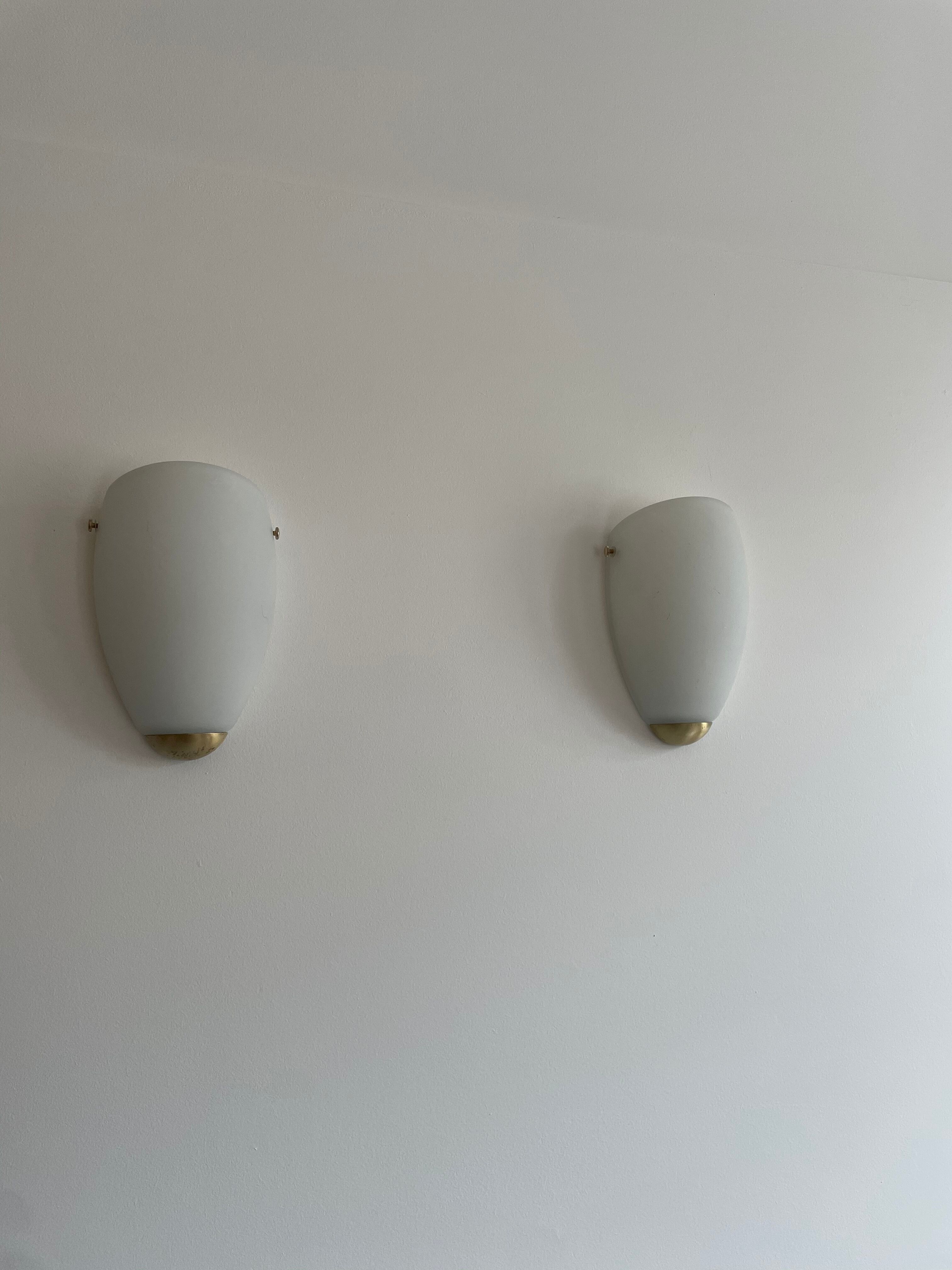 Pair of vintage wall lamps