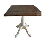 Table Carrée en Pin blanc vieilli 4 personnes