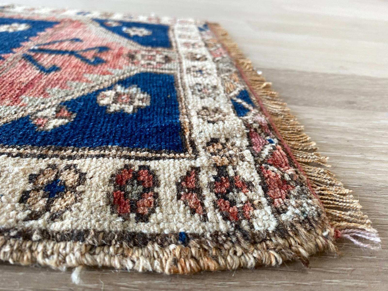Small rug 2x3, vintage rug, turkish rug, mini rug, hand knotted rug