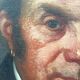 Oil canvas portrait of a man