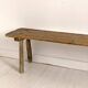 Banc rustique de ferme