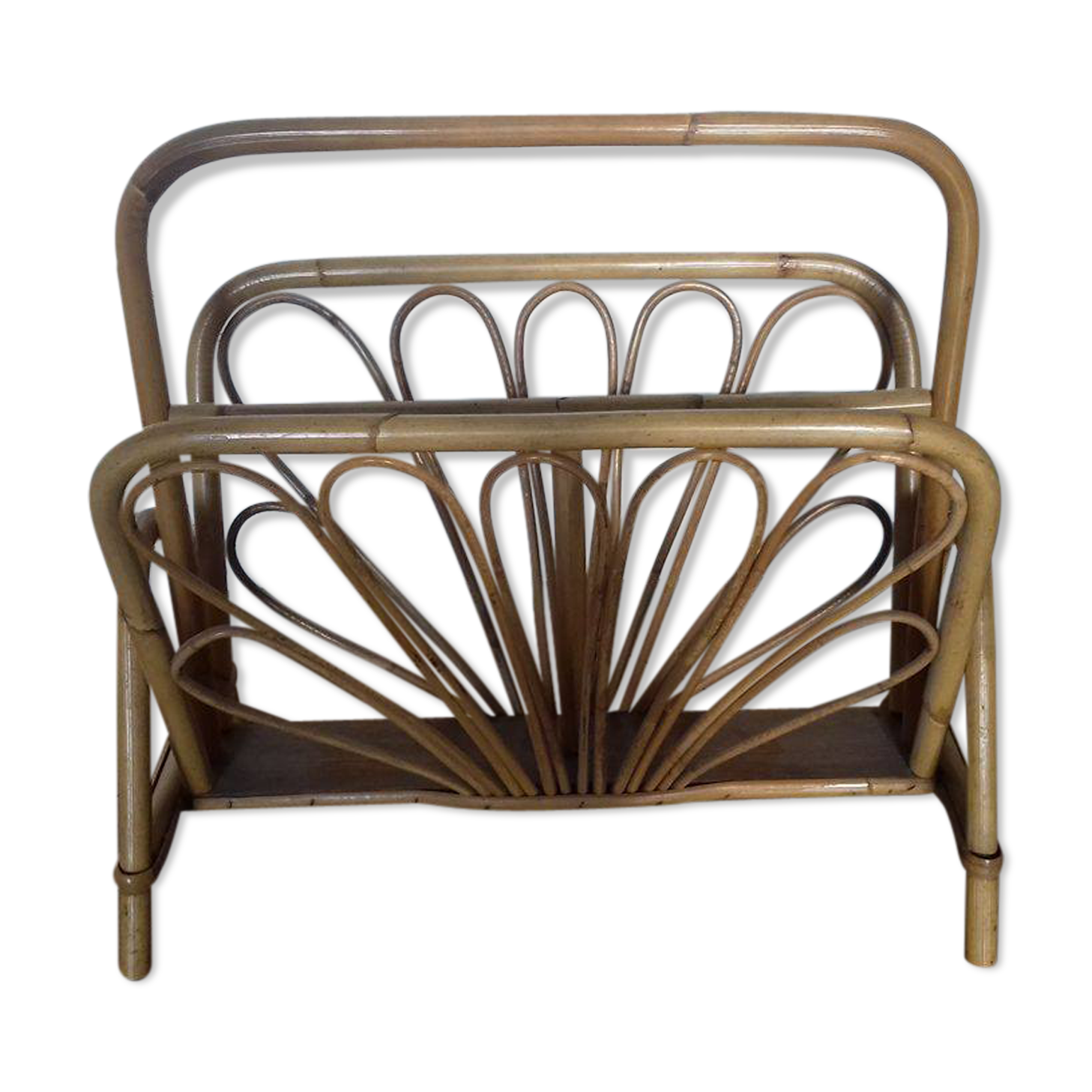 Magazine rack Wicker bamboo