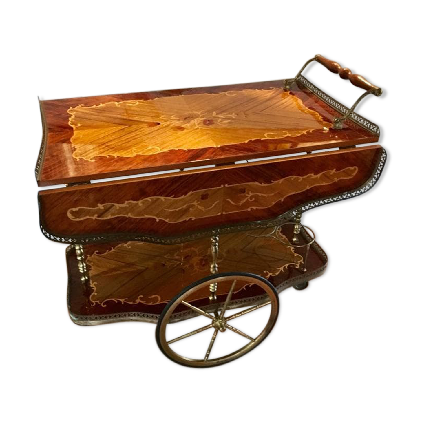 Dessert bar in marquetry