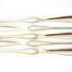 DEETJEN Set of 5 silver-plated lobster picks with pearl handle