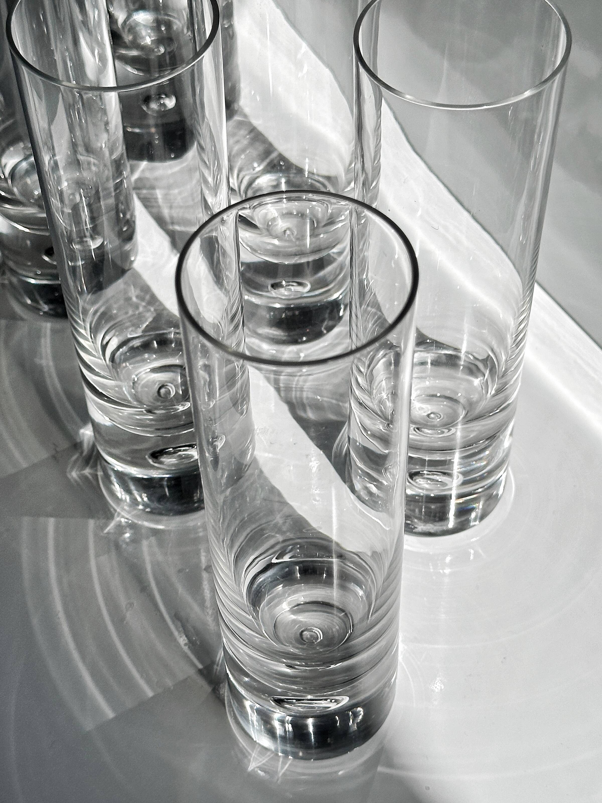 6 verres à long drink - Sergio Asti Italie - Années 1970