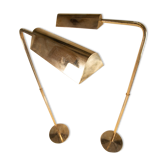 Paire de liseuses dorées