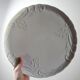 Vintage/antique large pie dish fine white Limoges porcelain.