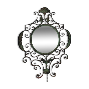 miroir fer forgé vintage