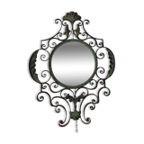 Miroir fer forgé vintage
