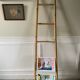 Decorative vintage bamboo ladder